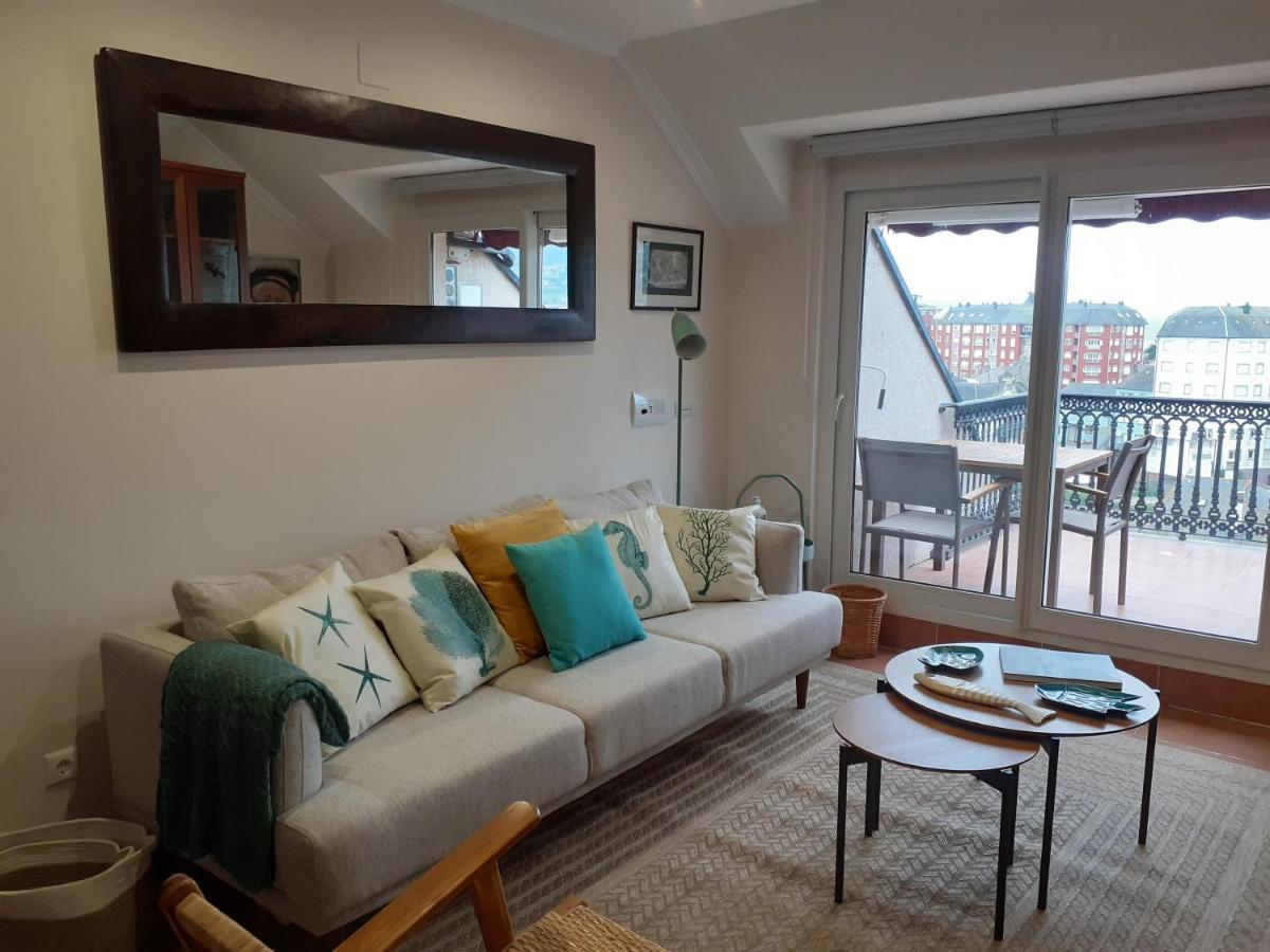 Appartamento Atico con terraza y piscina comunitaria Ribadeo Esterno foto